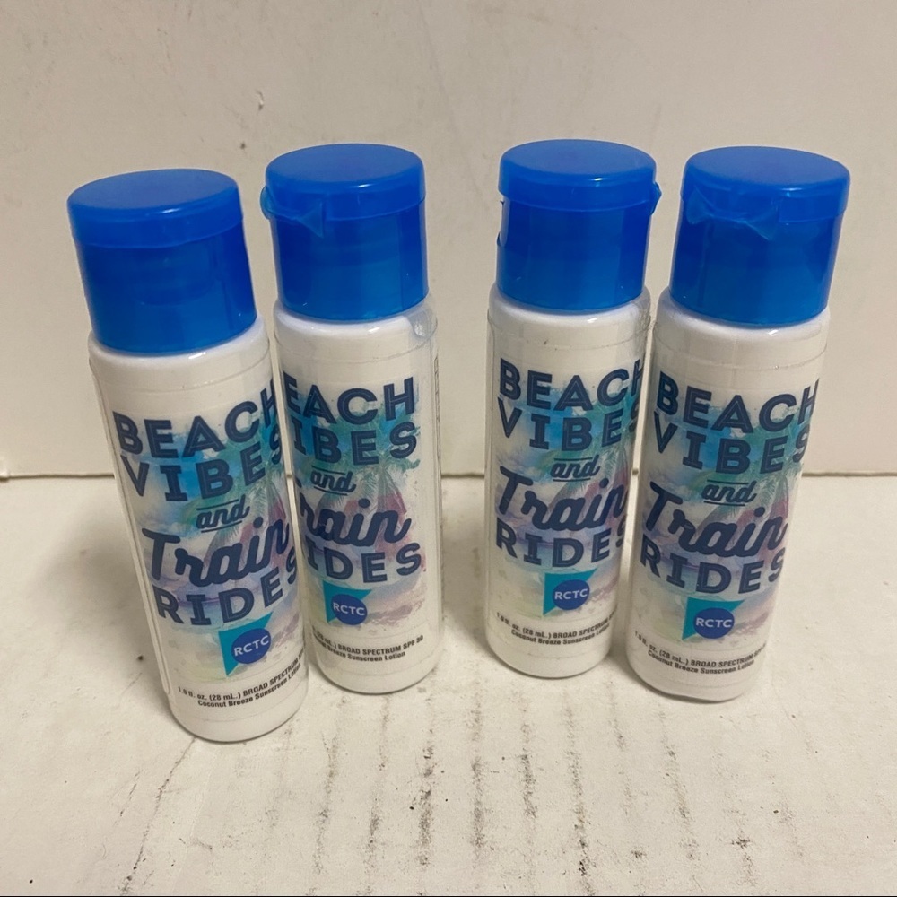 Beach Vibe Train Ride Coconut Sunscreen